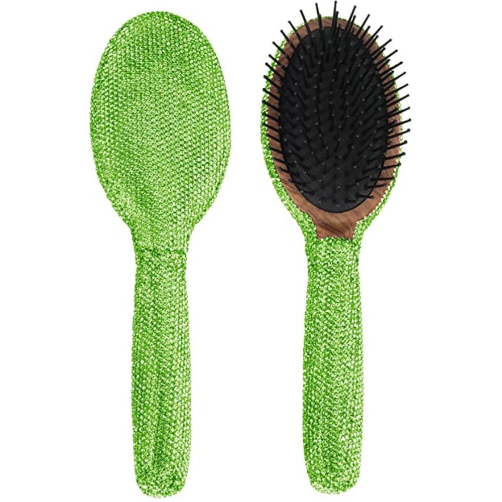NWT Sparkling Bling Swarovski Rhinestone Crystal Hair Brush + FREE Gift! - Picture 9 of 15